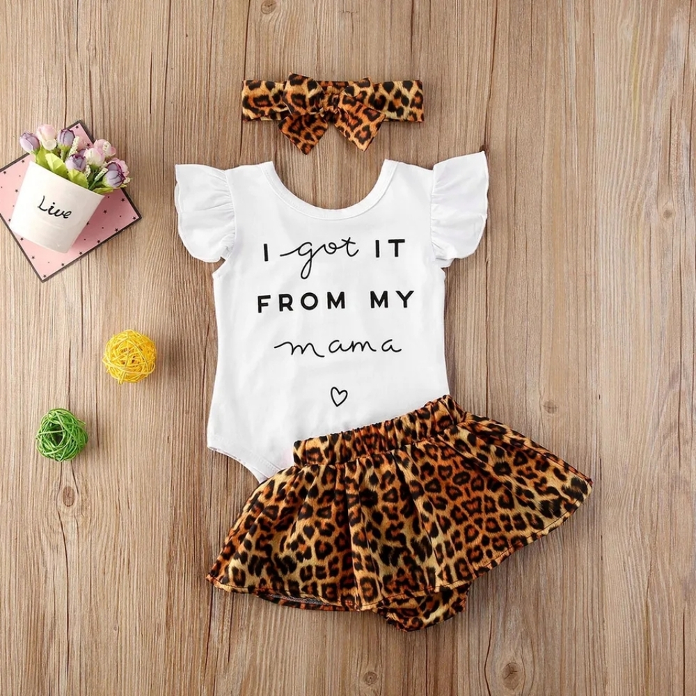 3pcs Baby Toddler Girl set (Message for size before purchase) 9-12 M, 18-24M, 3T